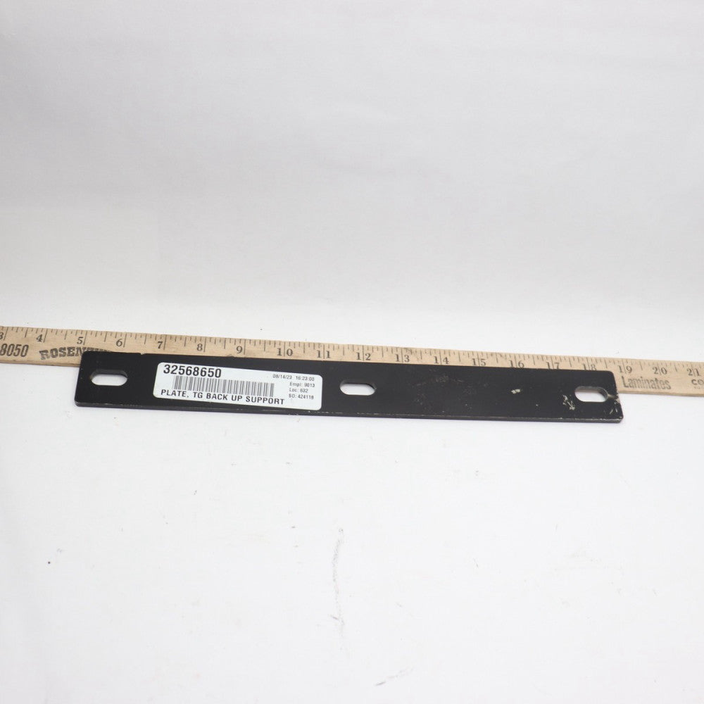 Exhaust Mount Back Up Support Plate Steel Black 13-1/2" X 1" 32568650