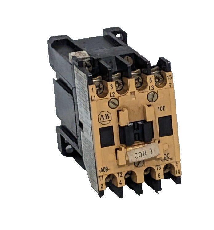 Allen Bradley 100-A09NZ*3 Contactor, Series B, 9A, 600VAC, Made in USA