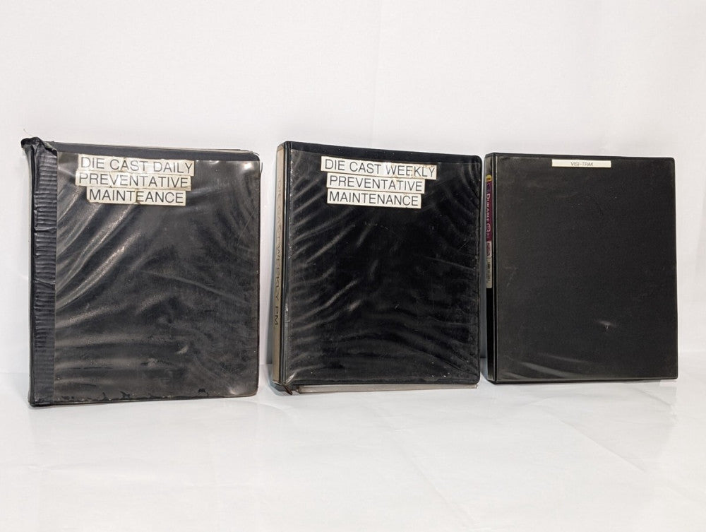 Dwyer PM 001 & PM 002 Maintenance Guides for Die Cast Machine, Extractor, Ladler