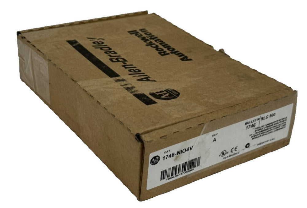NEW ALLEN BRADLEY 1746-NIO4V ANALOG COMBINATION MODULE SER. A 1746NIO4V