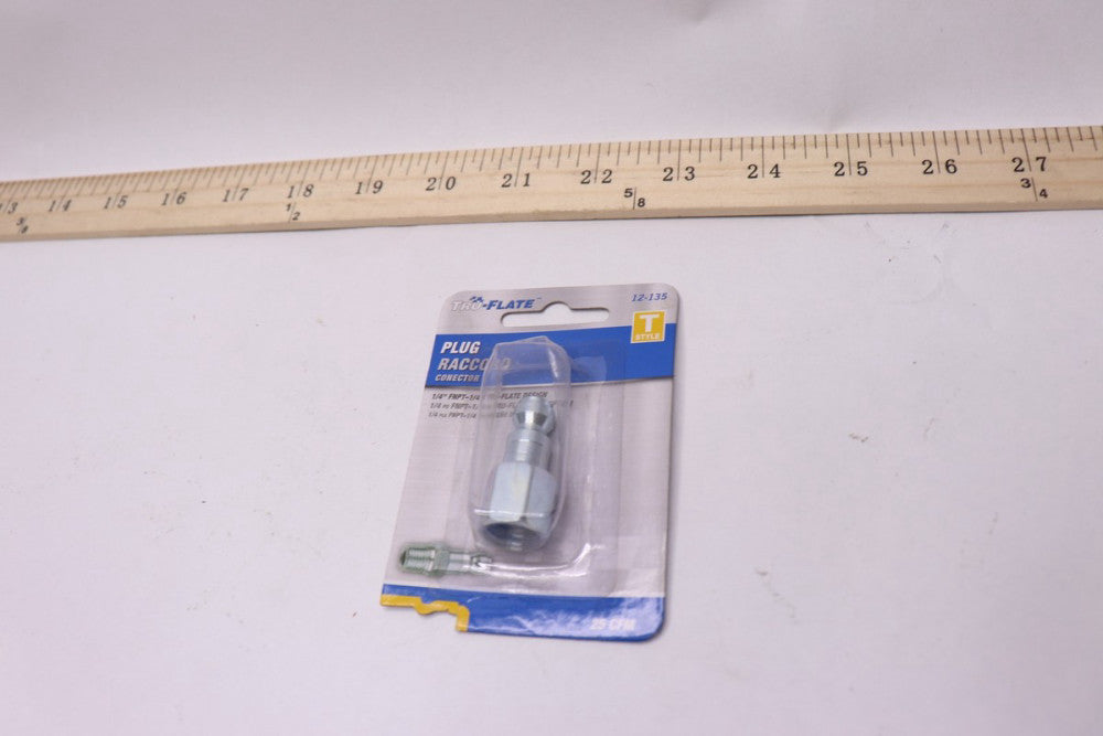Tru-Flate Air Plug Steel 1/4" FNPT 17-351
