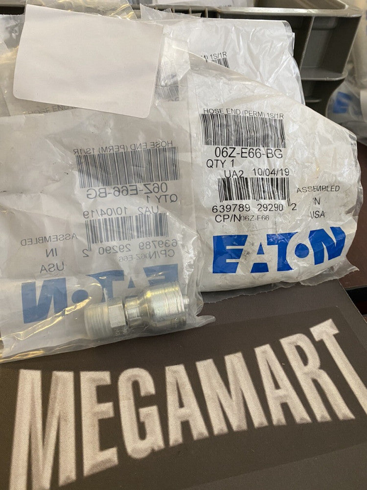 BRAND NEW Eaton WeatherGrip Z Series Crimp End 06Z-E66  06Z-E66 - Hose End 1S/1R