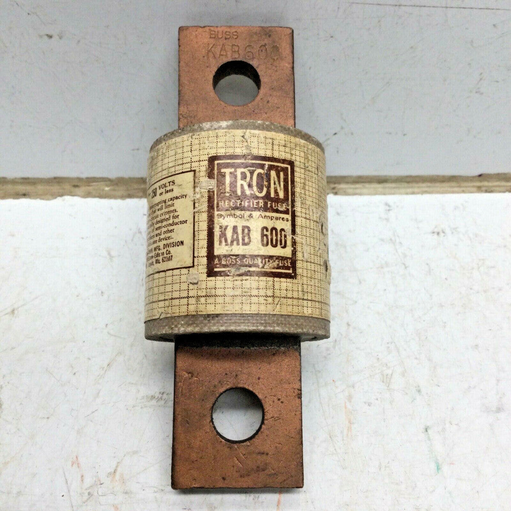 BUSS BUSSMANN TRON KAB 600 Rectifier Fuse 600 AMP 250V