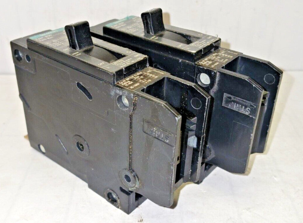 LOT OF 2) SIEMENS 20 AMP SINGLE POLE BOLT-ON CIRCUIT BREAKER 277 VAC BQD120
