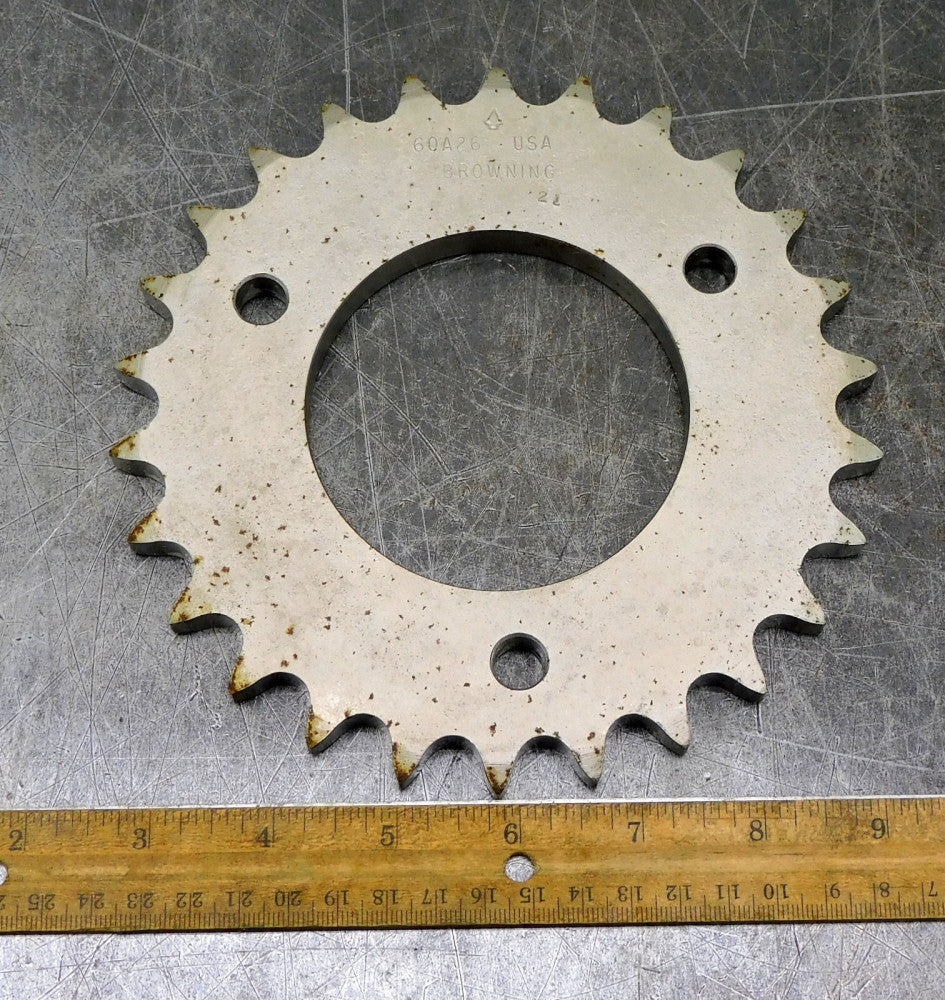 Browning 60A26 Torque Limiter Sprocket #60 26 Teeth 3-1/4" Bore