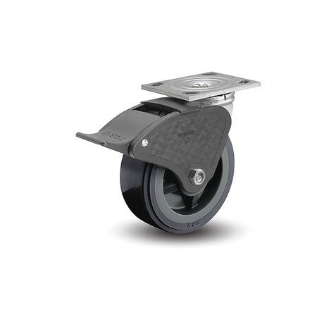 Albion 16Xa04201st 4" X 2" Non-Marking Polyurethane Swivel Caster, Total Lock