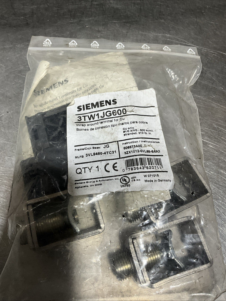 SIEMENS 3TW1JG600 Wrap Around Terminal, NOS
