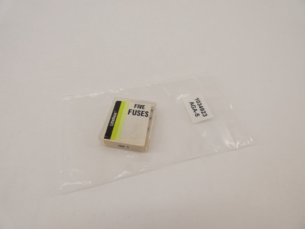 *Lot of 5* Littelfuse AGA-5 Fuse 5A - NEW Surplus!