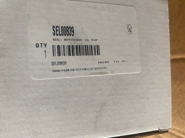 TRANE REFRIGERANT OIL PUMP SEAL SEL00839 (NEW)