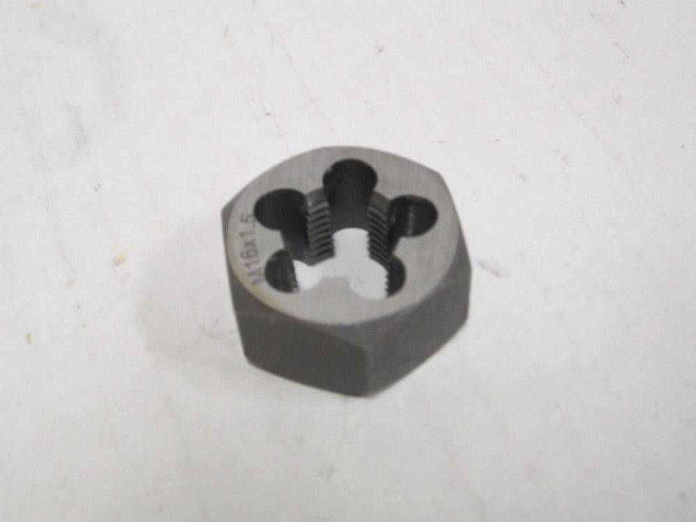 BARNES 22202 Hexagon Rethreading Die M16 x 1.50 Carbon Steel 1-1/4" Right Hand