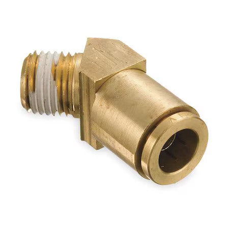 Weatherhead 1880X6s Swivel Male Connector,45Deg,1/4-18