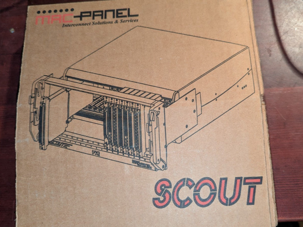 SCOUT / MAC PANEL 561039 DAK Cable PCB DMM 4 Banana Plugs NOS