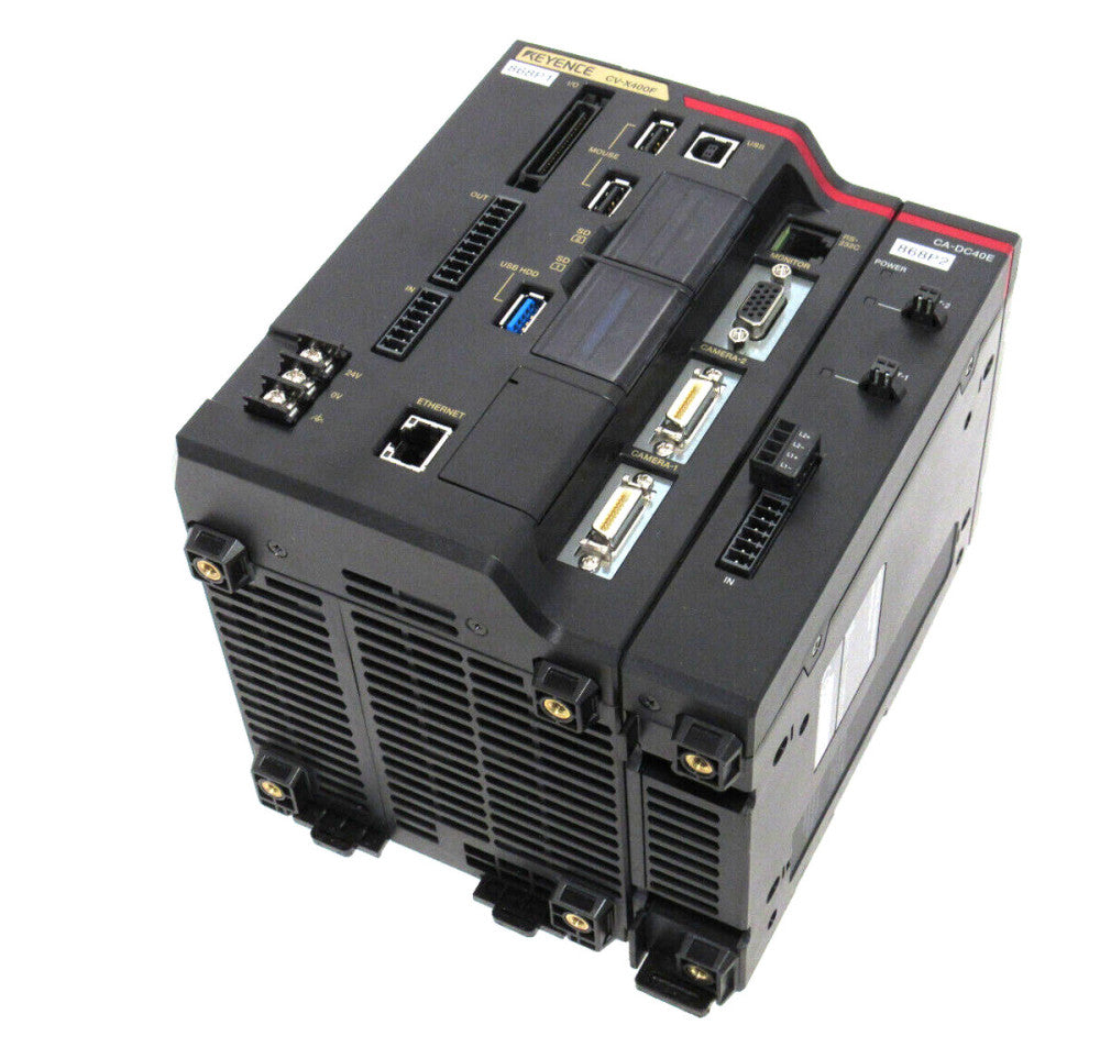 USED KEYENCE CV-X400F CONTROLLER CA-DC40E CVX400F