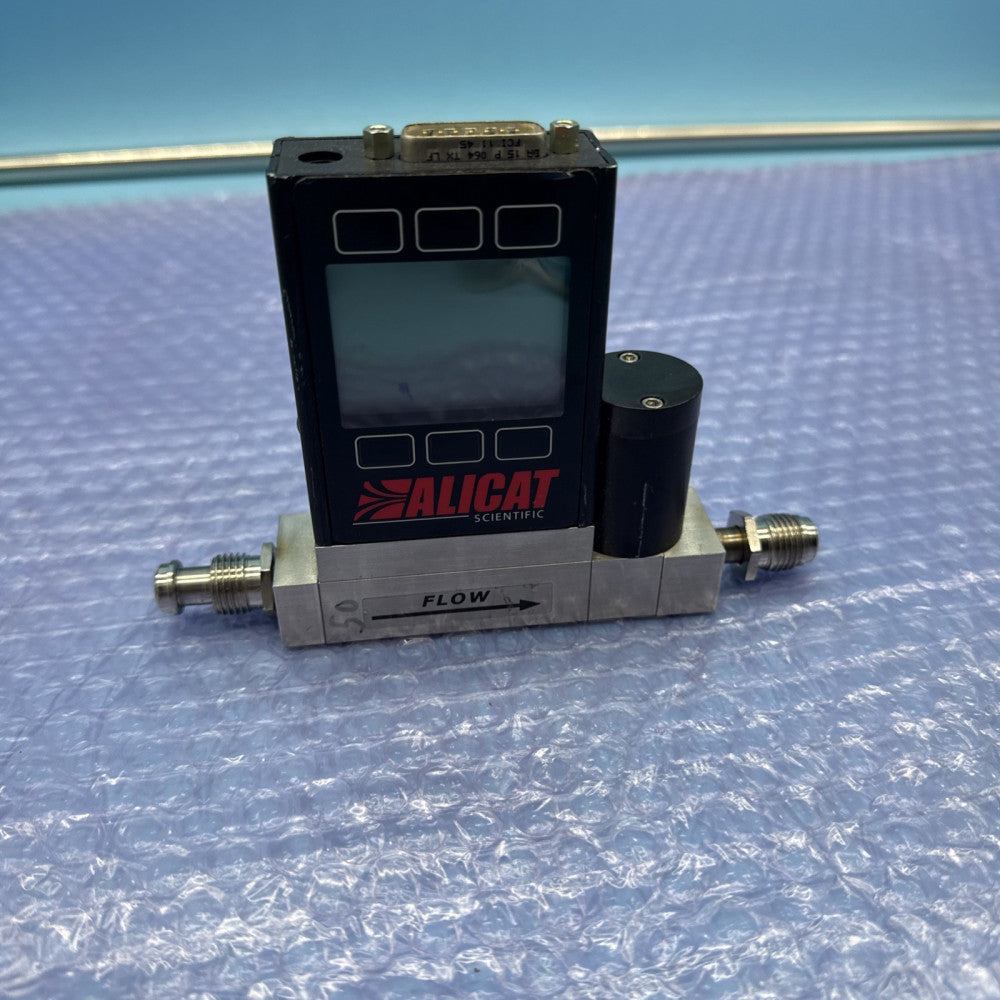 ALICAT SCIENTIFIC MC50SCCM-D-DB15-.25VCRM/5M, 5in Gas: O2 Mass Flow Controller