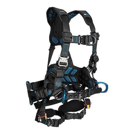 Falltech 8048Qcxl Tower Harness, Xl, 425 Lb, Quick-Connect Chest/ Quick-Connect