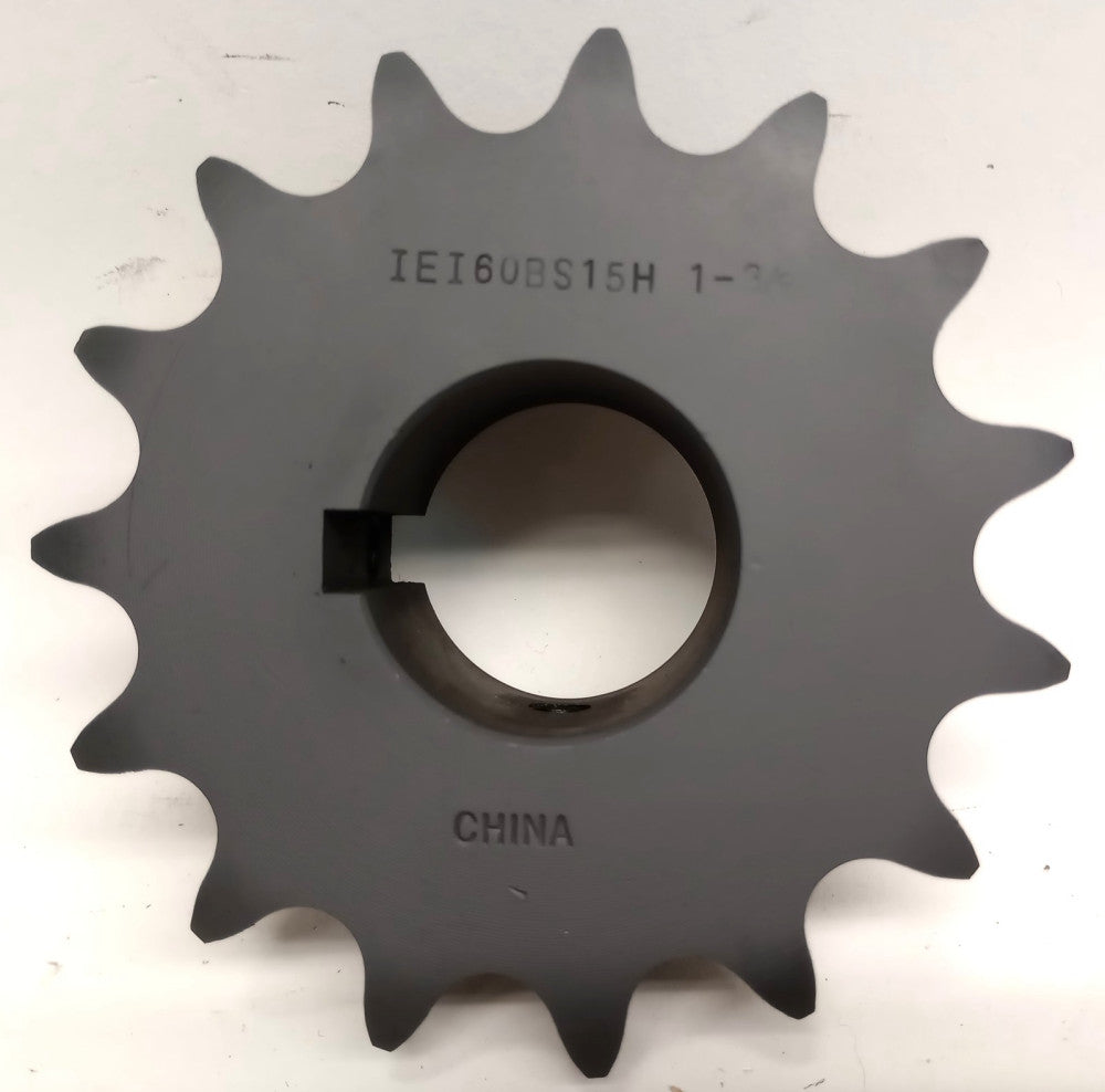 IEI 60BS15H 1-3/8 Hardened 1-3/8" Keyed Bore Sprocket 60BS15H138 3-15/16" OD 15T