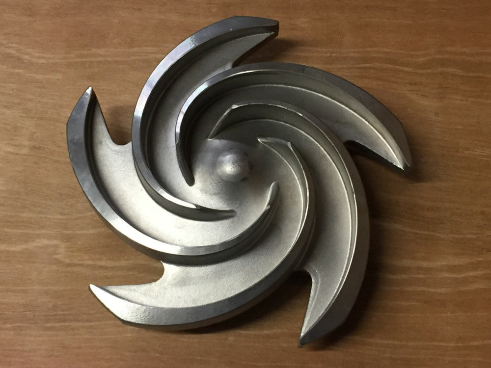 NEW Goulds Pumps Stainless Steel Pump Impeller 56209 CF8M 8" Diameter