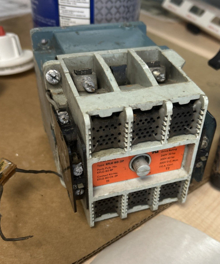 ASEA Contactor EFLG 80-2P Drive Contactor USED, FREE SHIPPING!!!