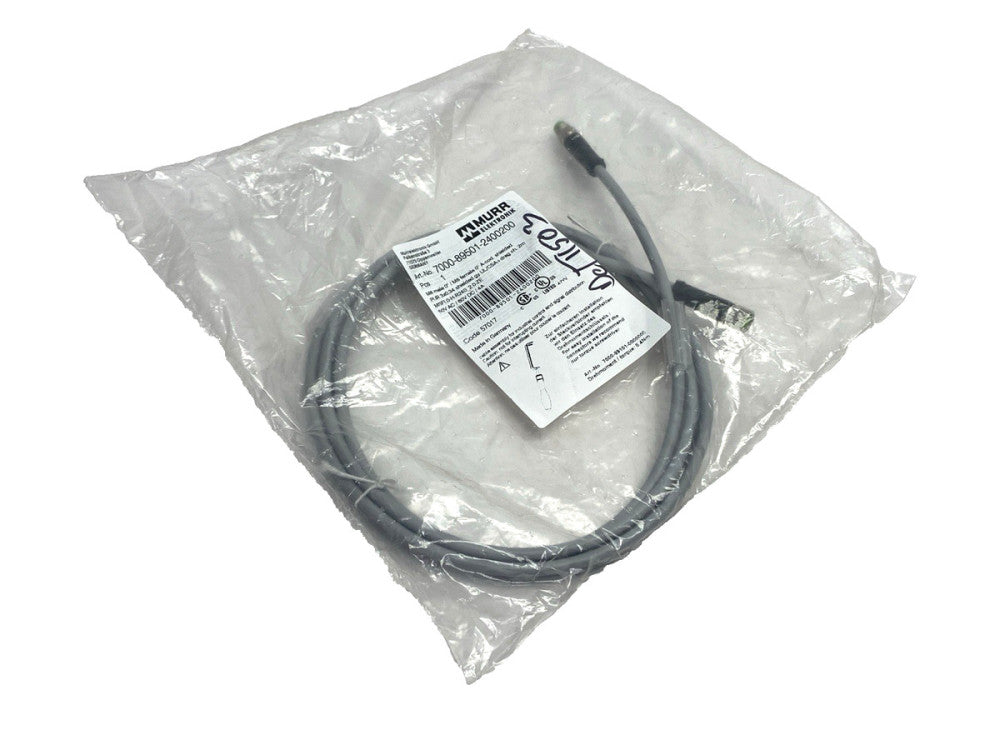 Murrelektronik 7000-89501-2400200 Double-Ended Cordset Male to Female M8 2m