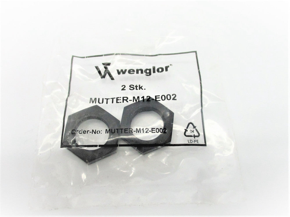 WENGLOR MUTTER-M12-E002 (PKG OF 2) NSMP