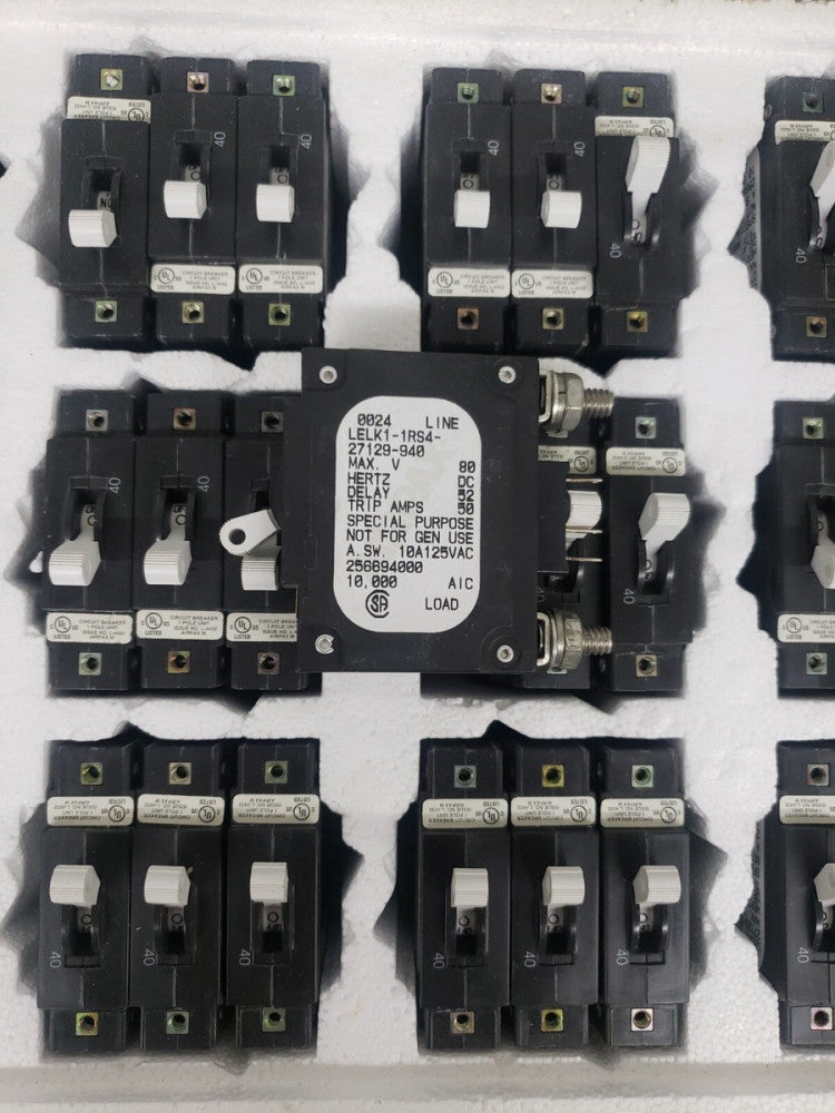 1-  LELK1-1RS4-27129-940  40A AIRPAX CIRCUIT BREAKER