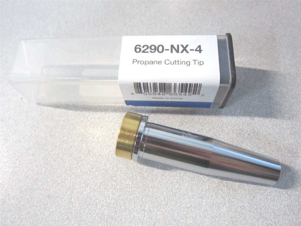 (6290-NX-4) Brass Tip Number 4 Oxygen/Acetylene Torch Tips