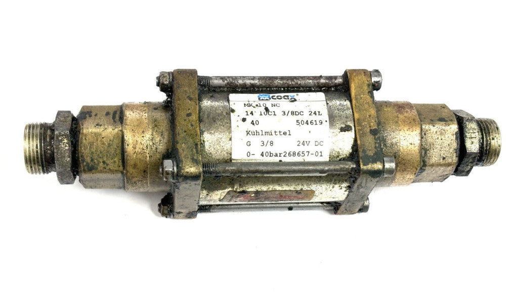 COAXIAL MK 10 NC SOLENOID DIRECT ACTING VALVE 2/2 WAY 24V DC POWER 0-40 BAR