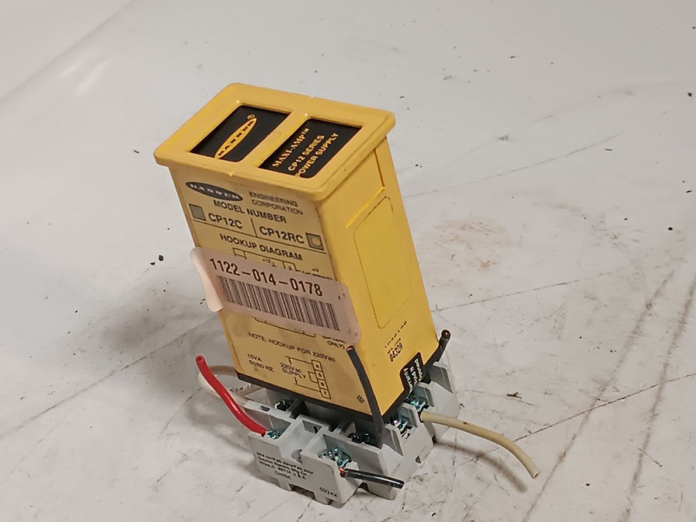 Banner CP12C/CP12RC Maxi-Amp Power Supply Module with Dayton 6X156N Relay Socket