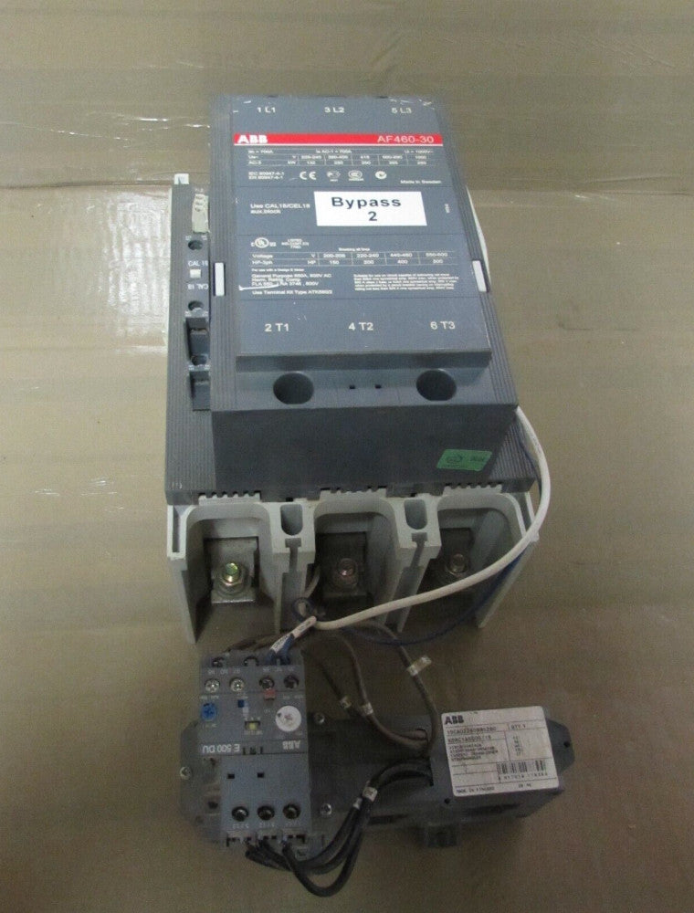 ABB NEMA SIZE 6, AF460-30, 3P CONTACTOR, XLNT TAKEOUT! MAKE OFFER!!**READ DISC**