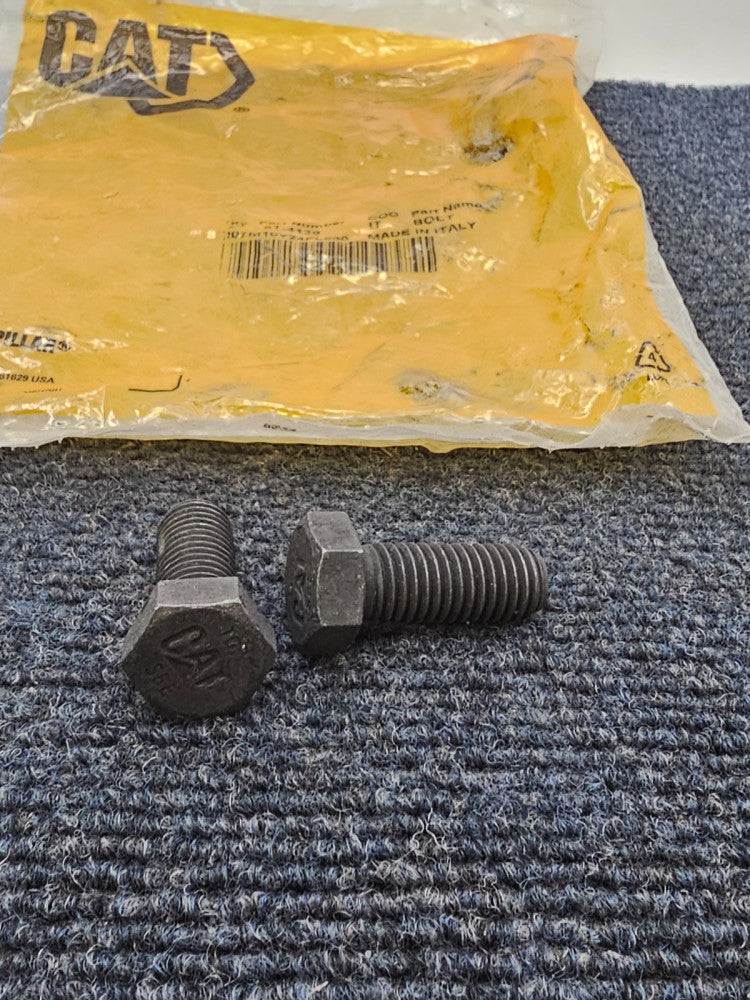 (QTY 2) CAT 8T-4139: M12-1.75 x 30mm Hex Head Bolt Fits Truck Engine C-10, C-12