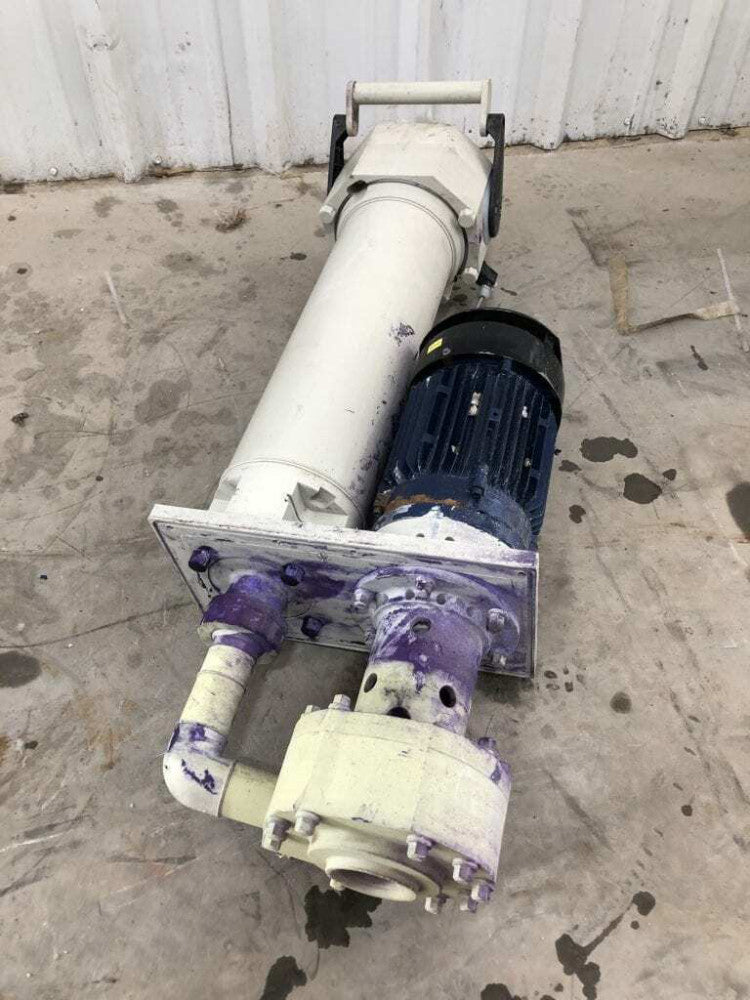 Renner 2000091604 4.8kW PP Sealless Immersible Chemical Pump 3PH 310lpm
