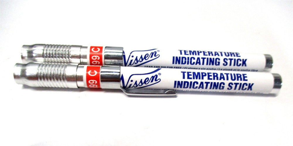Nissen (91650) 1650° F / 899° C 3/8" Temperature Indicating Stick - 2 QTY
