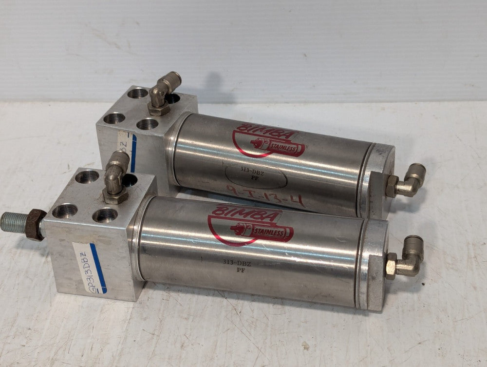 Bimba 313-DBZ Pneumatic Cylinder; Double Acting, 2in bore, 3in stroke -Free Ship