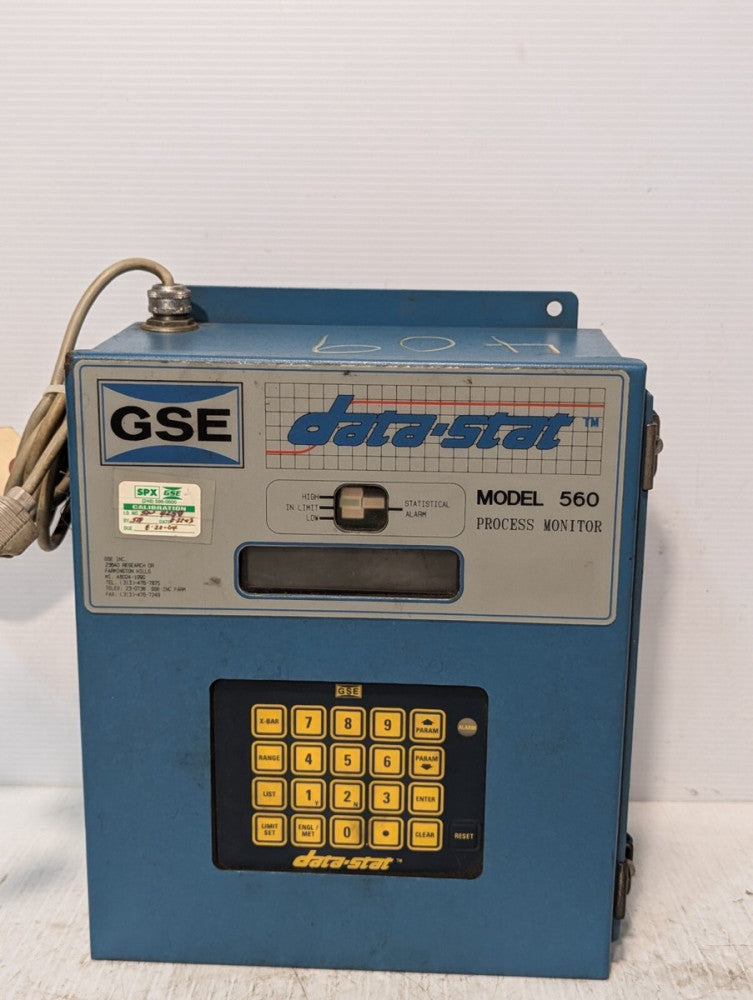 GSE Data-Stat Process Monitor Model 560 + Free Returns