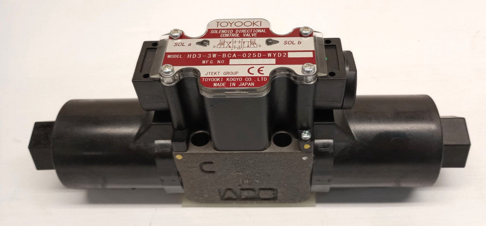 Toyooki HD3-3W-BCA-025D-WYD2 Solenoid Directional Control Valve HD33WBCA025DWYD2