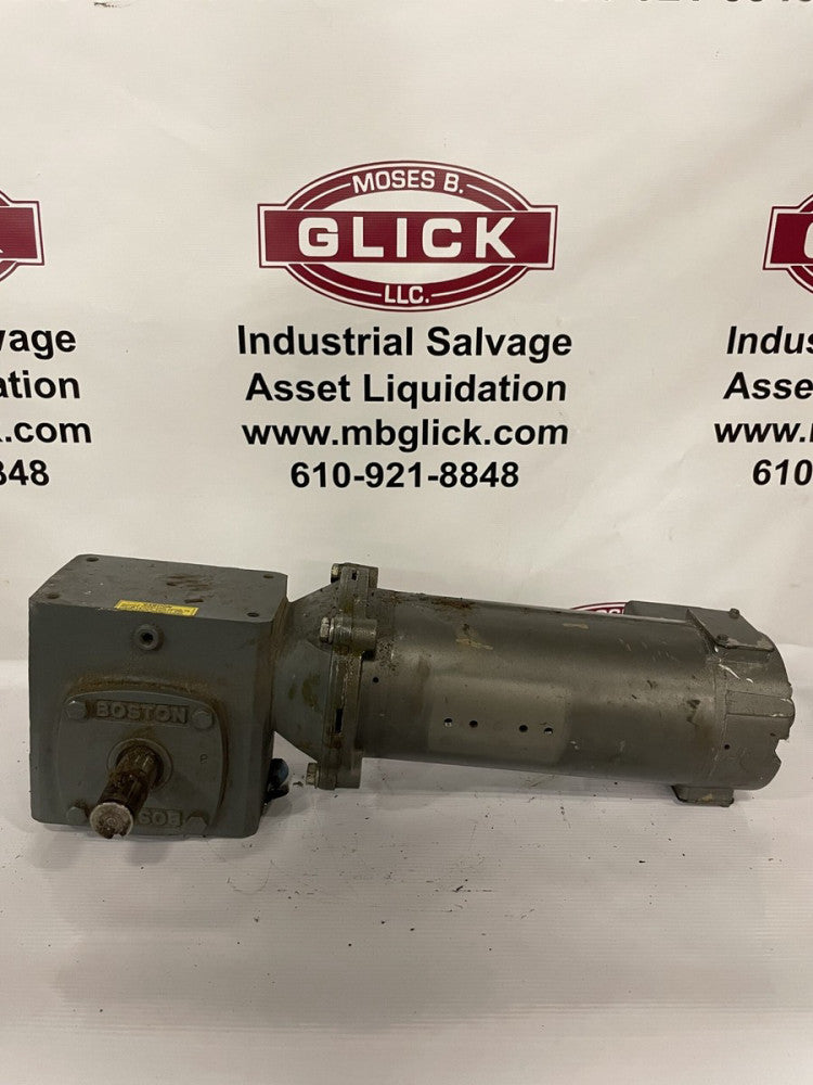 Boston Gear F721-40-B5-G 90V DC Gear Drive 40:1 w/ CDP3330 Motor 0.5HP