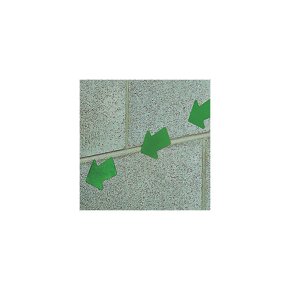 Reflective Marking Tape, Solid, Arrow, 3" Width, 50 PK GREEN 8WZ61