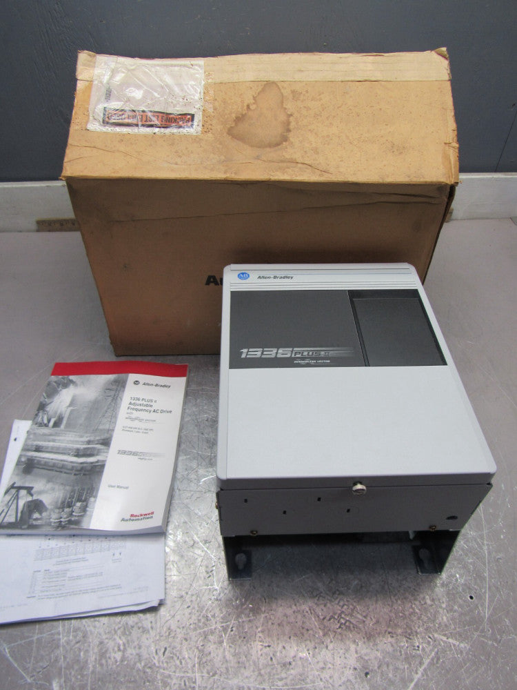 ALLEN-BRADLEY 1336 PLUS-II SENSORLESS VECTOR DRIVE 1336F-BRF100-AA-ES NEW IN BOX