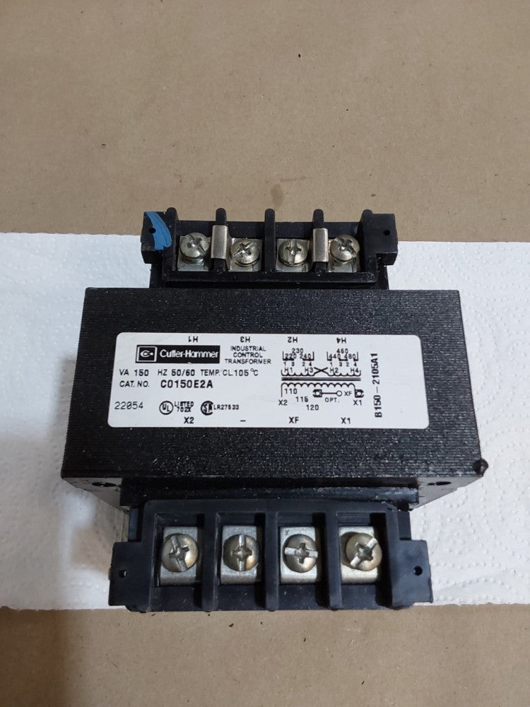 EATON CUTLER-HAMMER C0150E2A Industrial Control Transformer - 220-480:120v