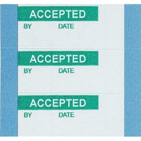 Brady Wo-2-Pk Quality Control Labels 0.625" H X, Pk 25, Wo-2-Pk