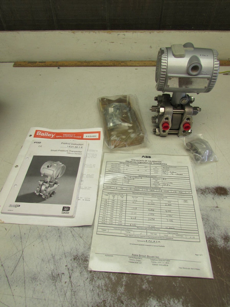 BAILEY DIFFERENTIAL PRESSURE TRANSMITTER PTSDDA122BB210B 0-1.5KPA 300PSI NIB M/O