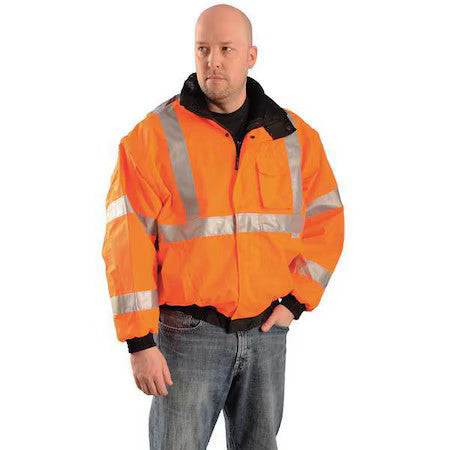Occunomix Lux-Tjbj-O2x Unisex Jacket, Polyester, Orange, 2Xl