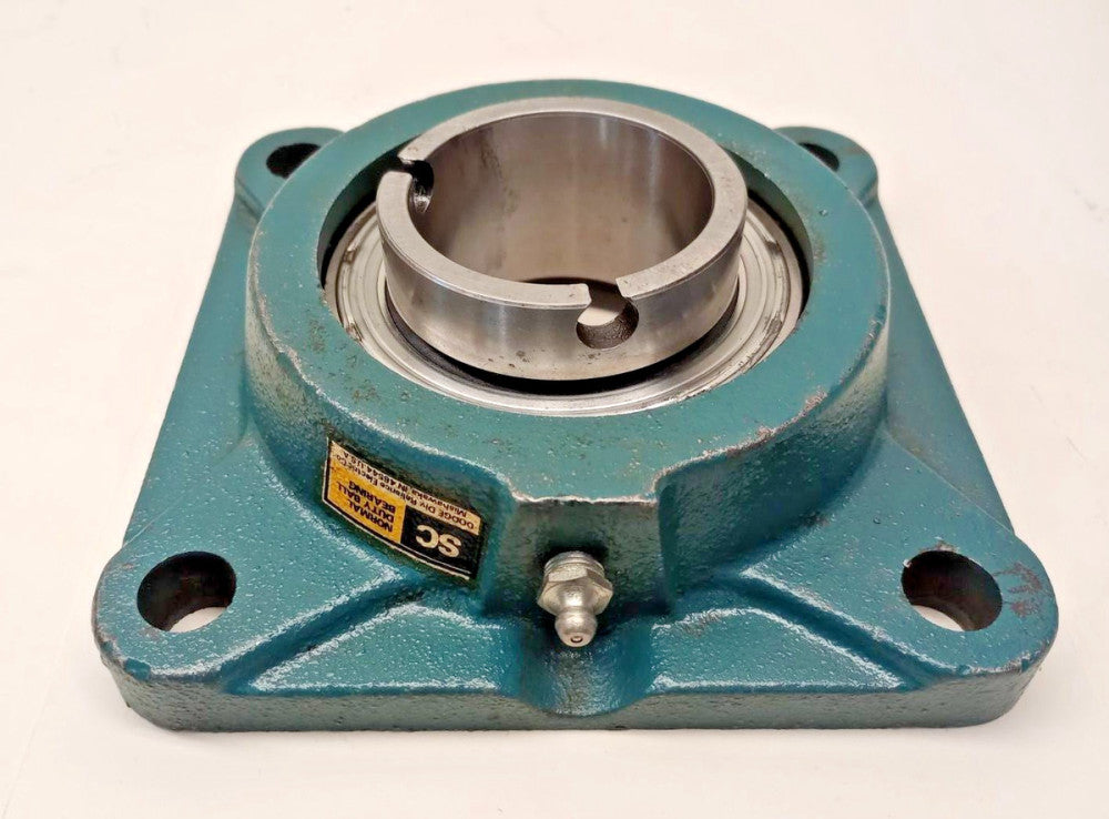 Dodge F4B-SC-204-Springlok (MISSING COLLAR) Flange Bearing 4-bolt 2.250 bore