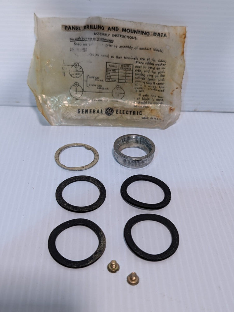 General Electric Panel Drilling and Mounting Parts, Metal Rings