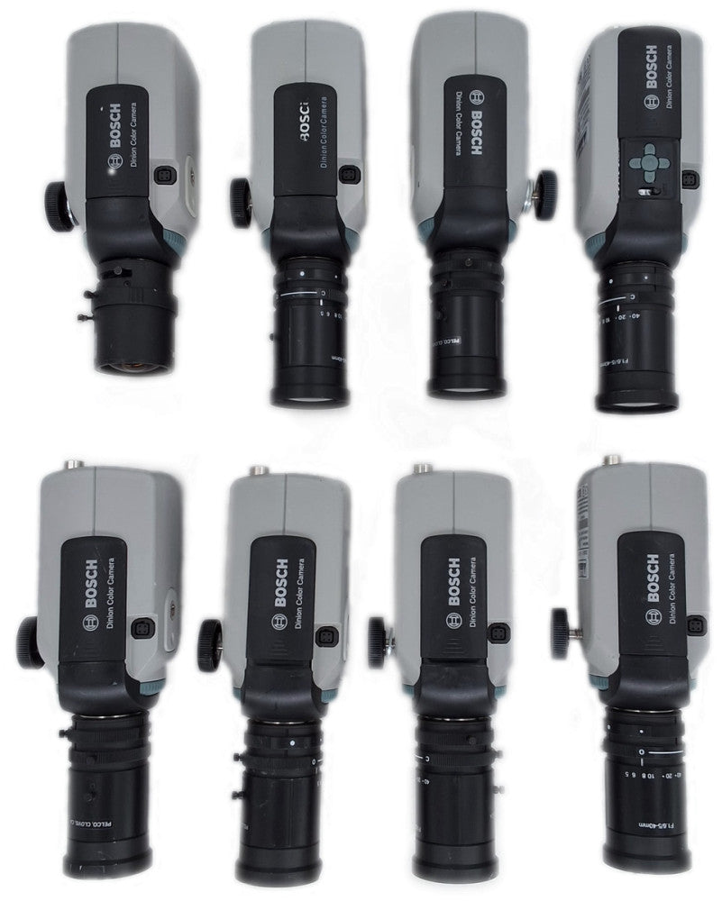 Lot of 8 Bosch LTC0455/21 Dinion Color Security Cameras