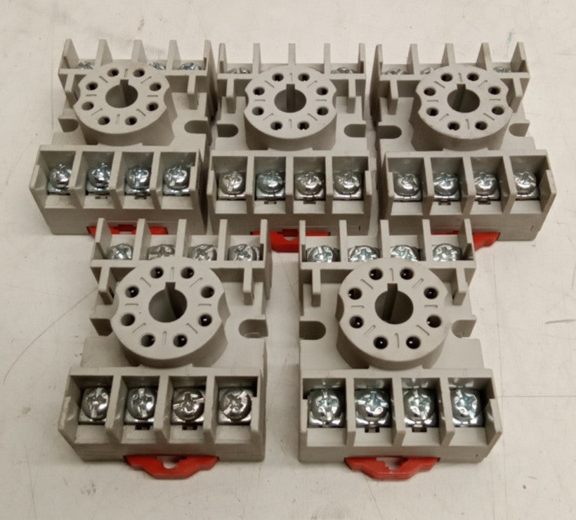 Square D 8501NR51 Relay Socket (Lot Of 5)