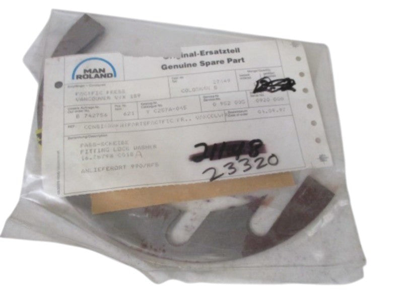 MANROLAND 16.25798-0018 FITTING LOCK WASHER  NSNP IN A BAG