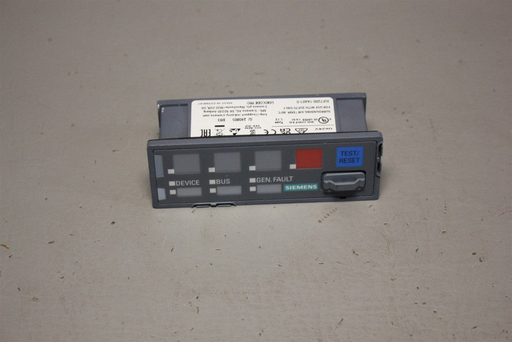 SIEMENS SIMOCODE PRO OPERATOR PANEL 3UF7200-1AA01-0