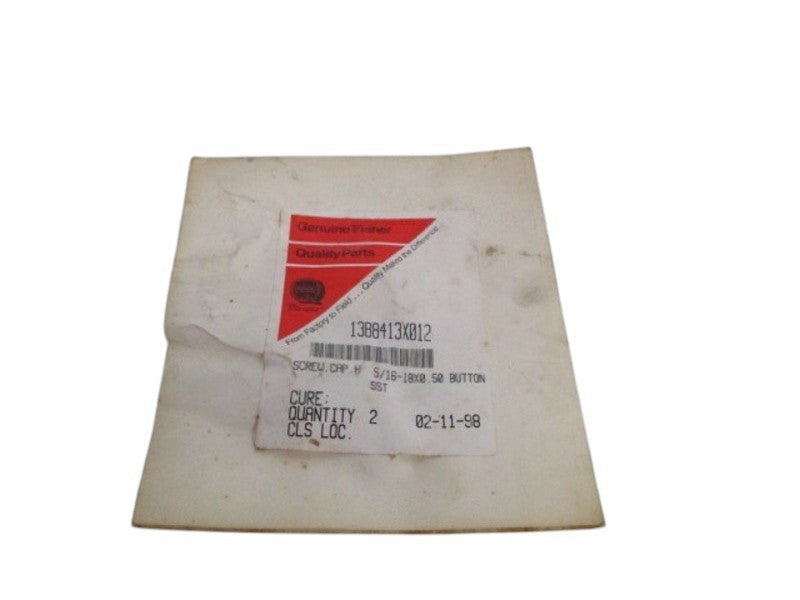 FISHER 13B8413X012 CAP SCREW (PKG. OF 2)  NSMP