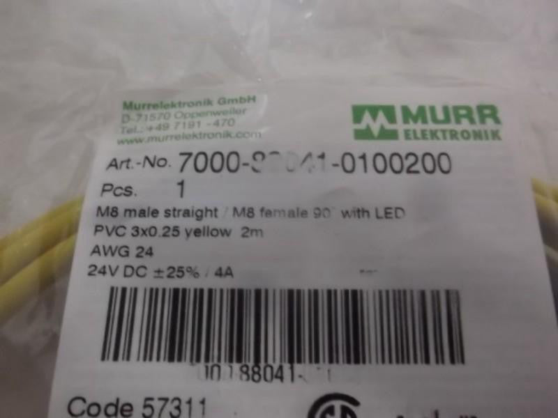 MURR ELEKTRONIK 7000-88041-0100200 M8 MALE STRAIGHT  FACTORY BAG